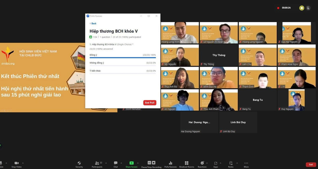 Đại hội hiệp thương bầu BCH khoá V