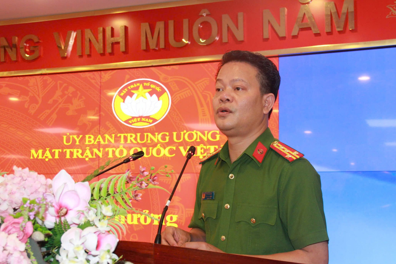 Đại tá Vũ Văn Tấn - Phó Cục trưởng Cục Cảnh sát quản lý hành chính về trật tự xã hội.