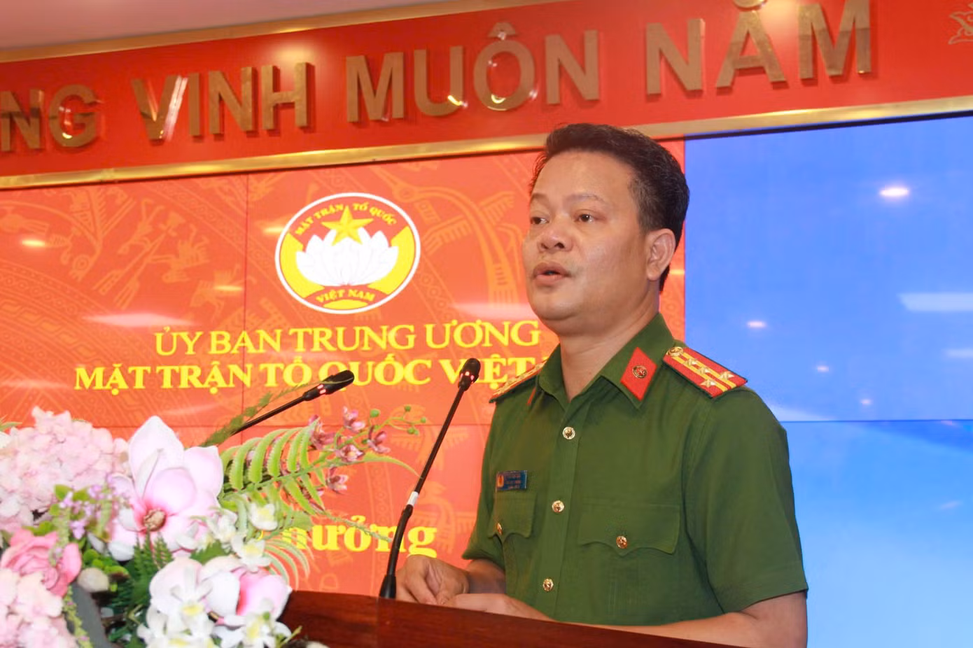 Đại tá Vũ Văn Tấn - Phó Cục trưởng Cục Cảnh sát quản lý hành chính về trật tự xã hội.