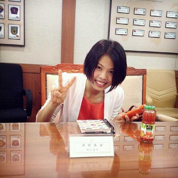 Hình ảnh đời thường của chị Lan