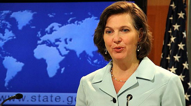 Người phát ngôn Bộ Ngoại giao Mỹ Victoria Nuland - Ảnh: blogspot.com