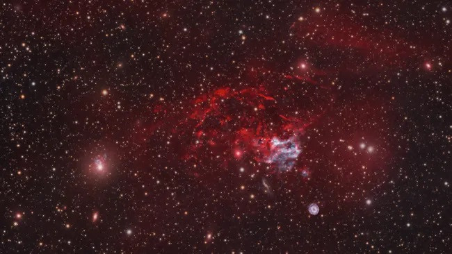 Ứng cử viên ánh sáng phản xạ từ hố đen mới được phát hiện, có thể là một trong những ứng cử viên lớn nhất từng được phát hiện. (Ảnh: Julian Shapiro, Chilescope T1) Ứng cử viên ánh sáng phản xạ từ hố đen mới được phát hiện, có thể là một trong những ứng cử viên lớn nhất từng được phát hiện. (Ảnh: Julian Shapiro, Chilescope T1)