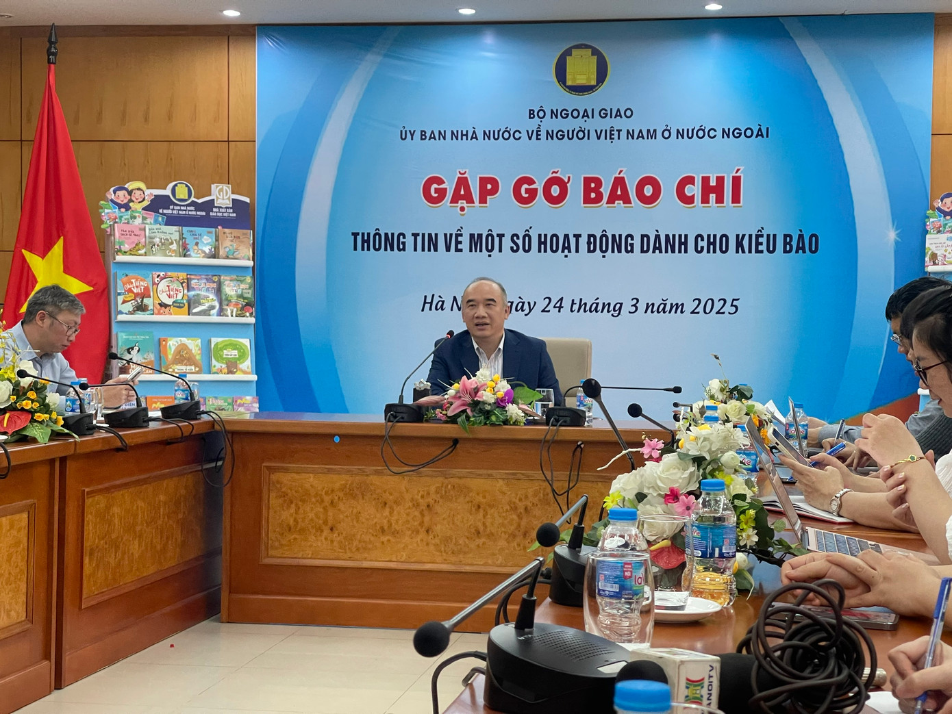 Phó Chủ nhiệm Nguyễn Mạnh Đông tại cuộc họp báo. (Ảnh: L.A) Phó Chủ nhiệm Nguyễn Mạnh Đông tại cuộc họp báo. (Ảnh: L.A)