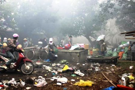 Cận cảnh vụ cháy chợ lớn nhất Quảng Bình ảnh 11