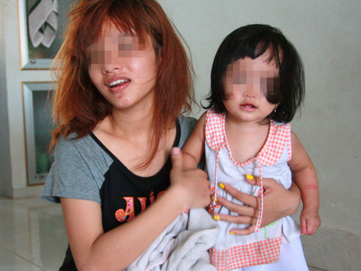 Sau nhiều lần tự tử không thành, giờ đây N. đã suy nghĩ nhiều hơn về trách nhiệm với con gái - Ảnh: Trường Giang