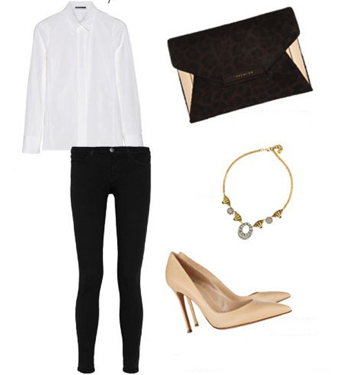 Set đồ đơn nhưng mang đến hiệu quả thẩm mỹ cao, chị em công sở có thể áp dụng dễ dàng