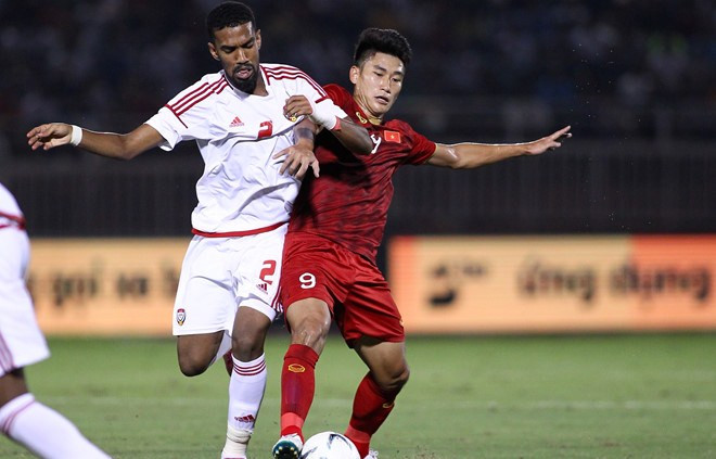 Đức Chinh 'nổ súng', U22 Việt Nam hòa UAE ảnh 6