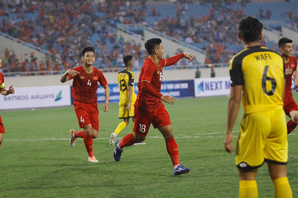 U23 Việt Nam thắng kiểu tennis trước Brunei ảnh 11