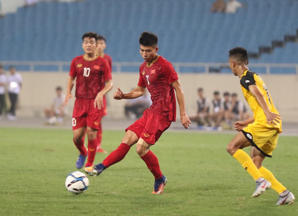 U23 Việt Nam thắng kiểu tennis trước Brunei ảnh 16