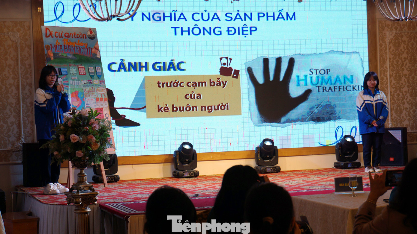 Vòng chung kết Cuộc thi sáng tác sản phẩm truyền thông về chủ đề "Di cư an toàn và phòng chống mua bán người" tại Hải Phòng.