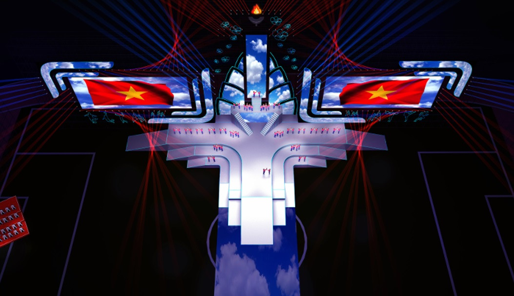 Thiết kế sân khấu Lễ khai mạc Hội khỏe Phù Đổng toàn quốc lần thứ X năm 2024, dự kiến tổ chức tại Sân vận động Lạch Tray, TP Hải Phòng. Thiết kế sân khấu Lễ khai mạc Hội khỏe Phù Đổng toàn quốc lần thứ X năm 2024, dự kiến tổ chức tại Sân vận động Lạch Tray, TP Hải Phòng.