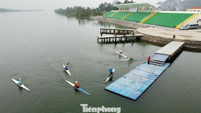 Trung tâm huấn luyện đua thuyền Quốc gia tại thị trấn Minh Đức (Thủy Nguyên, Hải Phòng), nơi sẽ diễn ra giải đấu.