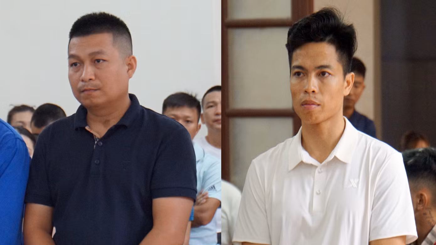 Bị cáo Trần Văn Hải và bị cáo Phạm Văn Quân. Bị cáo Trần Văn Hải và bị cáo Phạm Văn Quân.