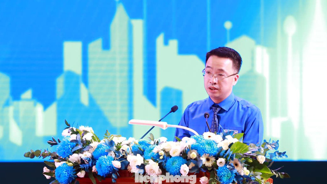 Anh Nguyễn Tường Lâm - Bí thư T.Ư Đoàn, Phó Chủ tịch Hội LHTN Việt Nam phát biểu tại đại hội. Anh Nguyễn Tường Lâm - Bí thư T.Ư Đoàn, Phó Chủ tịch Hội LHTN Việt Nam phát biểu tại đại hội.