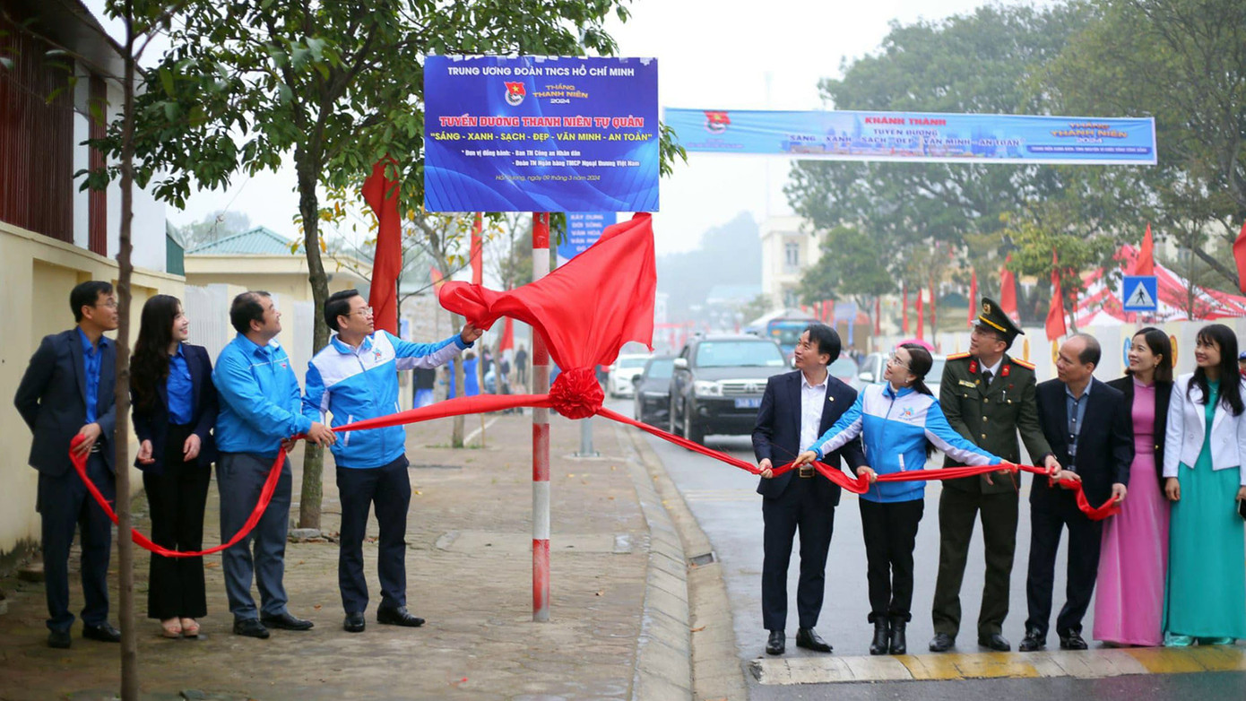 Thanh niên Hải Dương phối hợp với Trung ương Đoàn khánh thành tuyến đường thanh niên tự quản tại TP Chí Linh tháng 3/2024. Thanh niên Hải Dương phối hợp với Trung ương Đoàn khánh thành tuyến đường thanh niên tự quản tại TP Chí Linh tháng 3/2024.