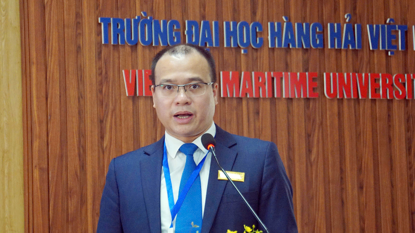 PGS.TS Nguyễn Minh Đức - Phó hiệu trưởng Trường Đại học Hàng hải Việt Nam.