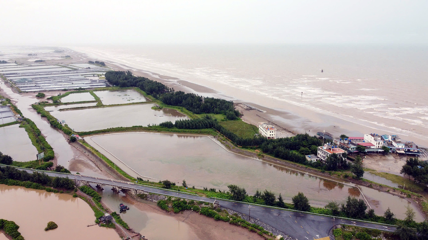 Phía Bắc khu bảo tồn giáp vùng cửa Trà Lý, phía Nam giáp cửa Ba Lạt và một phần quy hoạch khu đô thị dịch vụ Cồn Vành - Cồn Thủ, phía Tây giáp khu quy hoạch nuôi trồng thủy sản công nghệ cao, khu lấn biển. Trong ảnh: Một góc bãi biển Cồn Vành, thuộc vùng đệm và phân khu bảo vệ nghiêm ngặt.