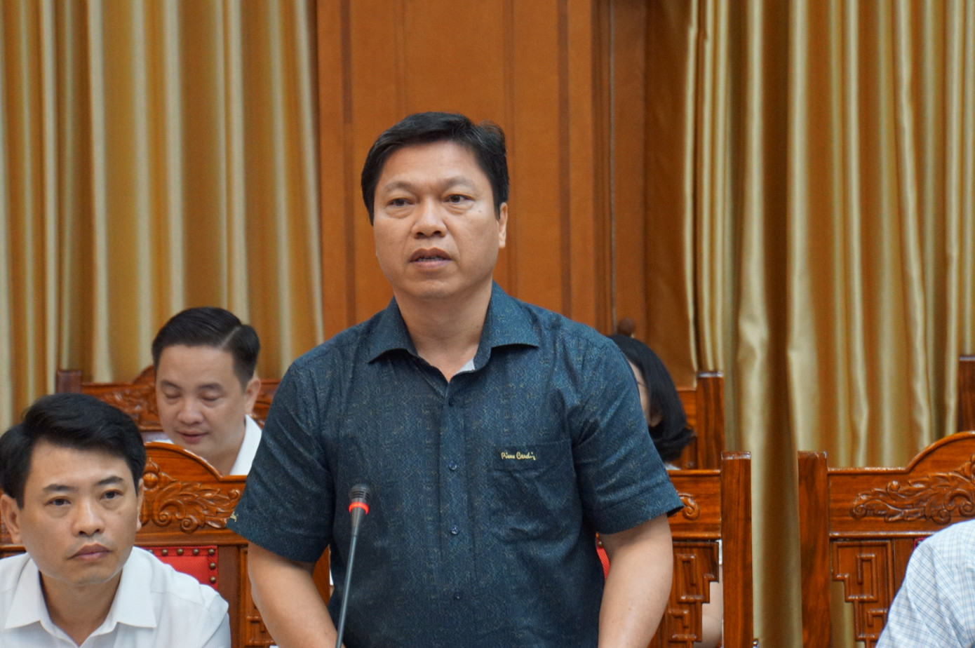 Ông Phạm Công Dịch - Phó Chánh thanh tra tỉnh Thái Bình thông tin về kết quả thanh tra kỳ thi vào lớp 10 THPT tỉnh Thái Bình năm học 2024-2025. Ông Phạm Công Dịch - Phó Chánh thanh tra tỉnh Thái Bình thông tin về kết quả thanh tra kỳ thi vào lớp 10 THPT tỉnh Thái Bình năm học 2024-2025.