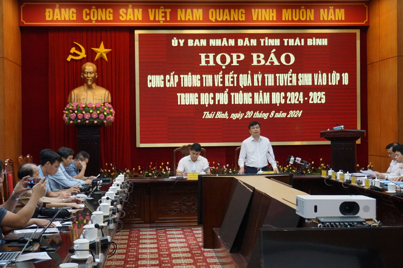 UBND tỉnh Thái Bình công bố kết quả thanh tra "lùm xùm" điểm thi vào lớp 10 năm học 2024-2025.