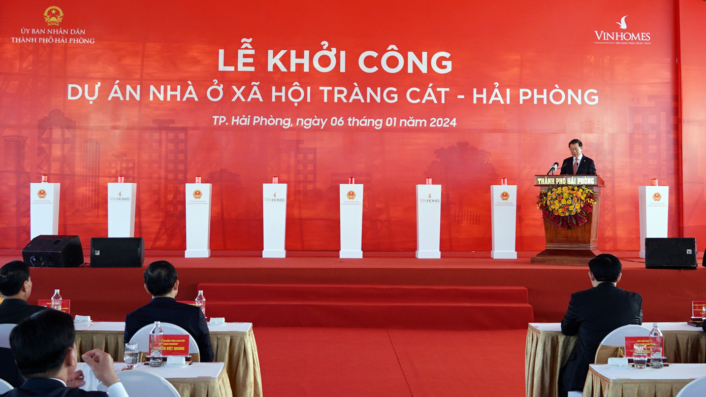 Lễ khởi công diễn ra sáng 6/1. Lễ khởi công diễn ra sáng 6/1.