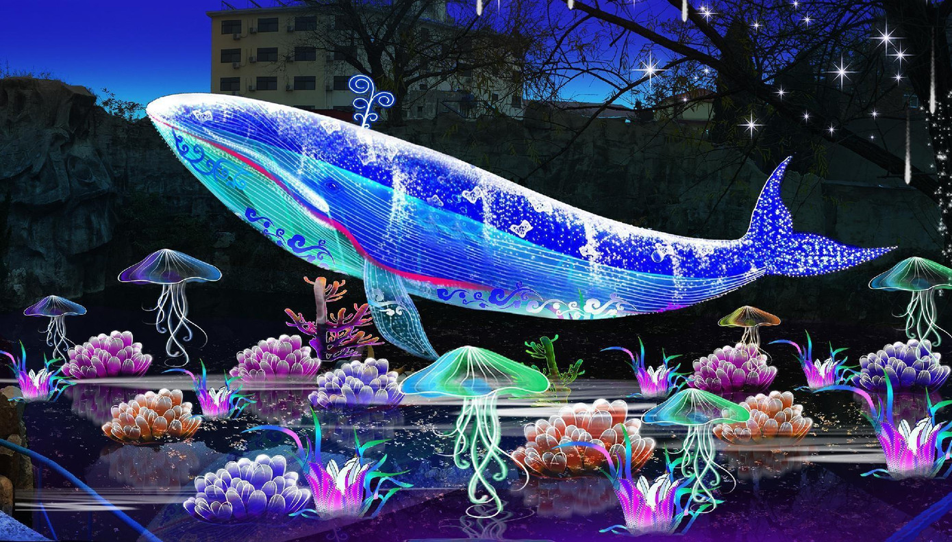 Công viên Ánh sáng Đồi Rồng - Dragon Ocean Lighting Park.