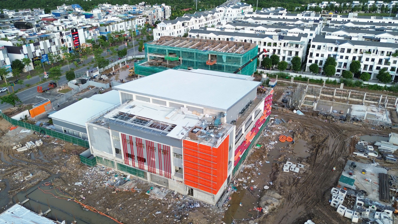 Hai công trình xây dựng khi chưa có phép được UBND quận Lê Chân xác định thời điểm kiểm tra giữa tháng 7/2024.