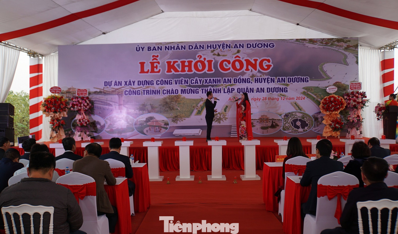 Lễ khởi công dự án Công viên cây xanh An Đồng.