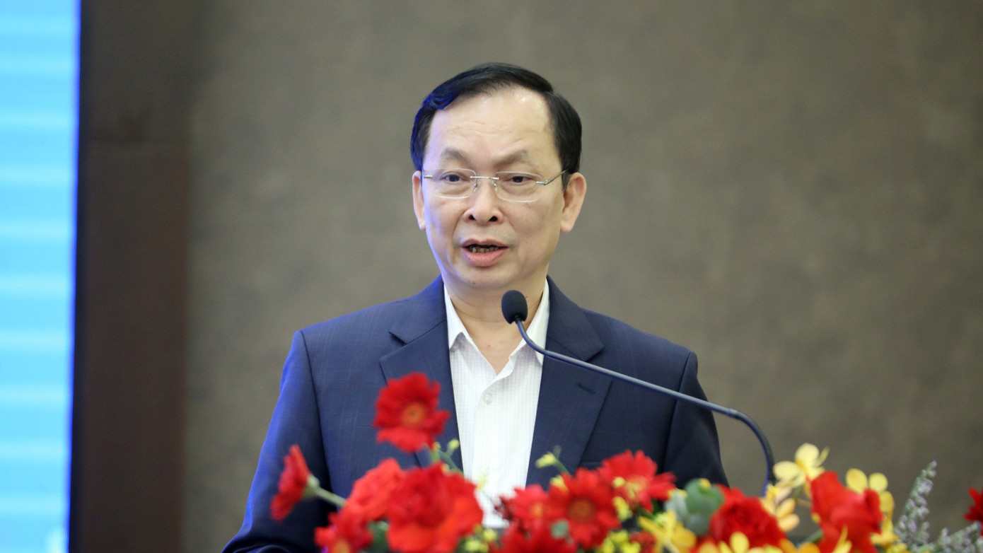 Ông Đào Minh Tú - Phó Thống đốc Thường trực NHNN Việt Nam - phát biểu tại hội nghị.