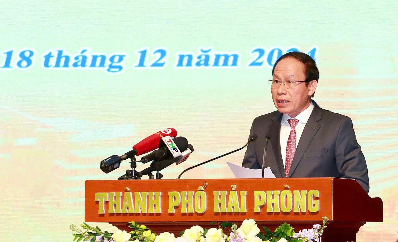 Ông Lê Tiến Châu - Bí thư Thành ủy Hải Phòng. Ông Lê Tiến Châu - Bí thư Thành ủy Hải Phòng.