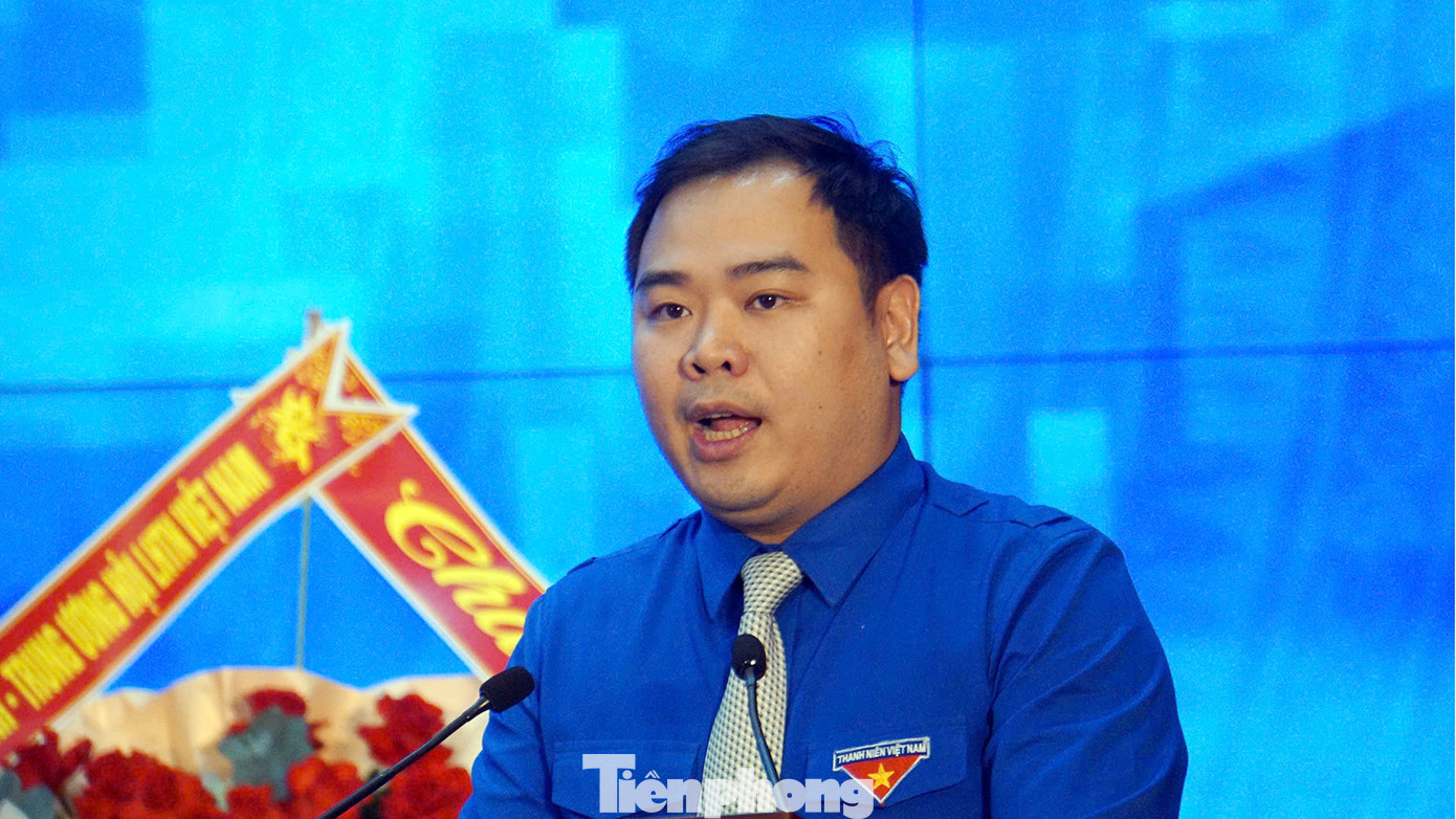 Anh Nguyễn Xuân Hiếu - Phó Chủ tịch Trung ương Hội LHTN Việt Nam phát biểu tại Đại hội. Ảnh: Nguyễn Hoàn Anh Nguyễn Xuân Hiếu - Phó Chủ tịch Trung ương Hội LHTN Việt Nam phát biểu tại Đại hội. Ảnh: Nguyễn Hoàn