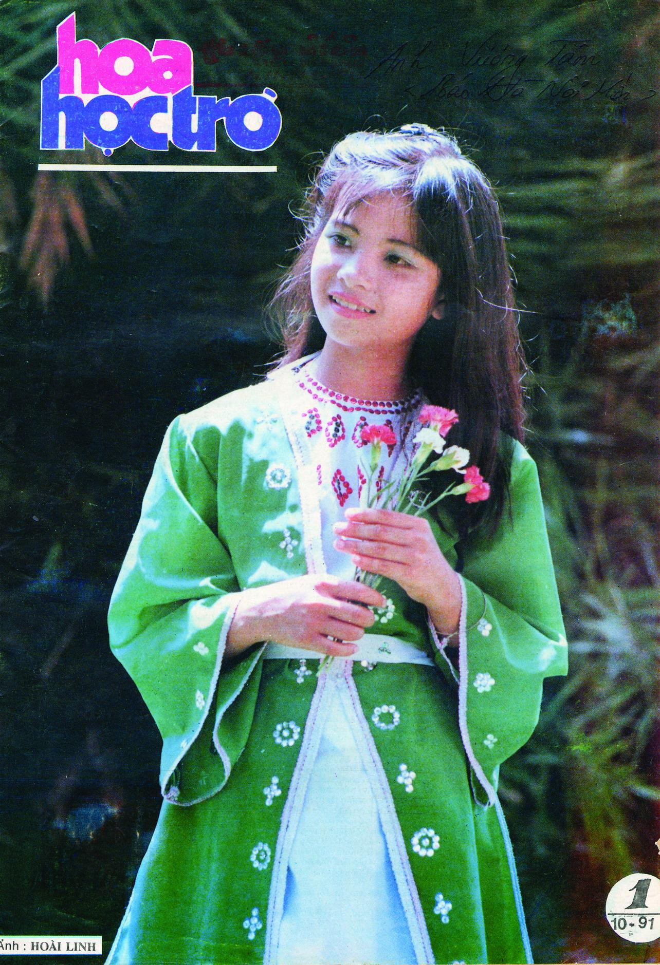 Bìa báo Hoa Học Trò số 1 (15/10/1991).