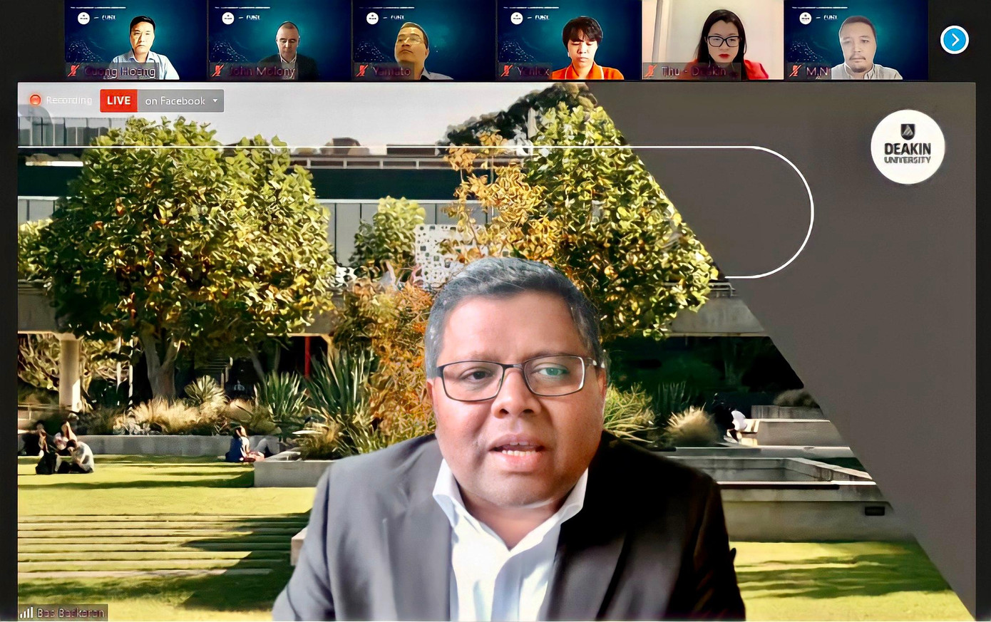 GS Bas Baskaran, Phó Hiệu trưởng ĐH Deakin tin tưởng kết quả hợp tác giữa ĐH Deakin và FUNiX sẽ mang đến những chương trình trực tuyến sáng tạo và tiềm năng.
