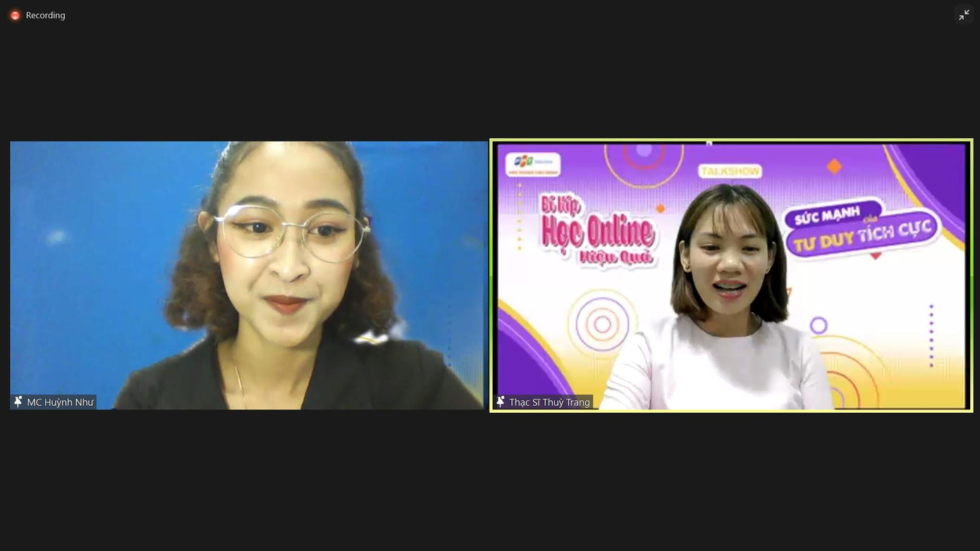 Diễn giả Cao Thùy Trang. Diễn giả Cao Thùy Trang.