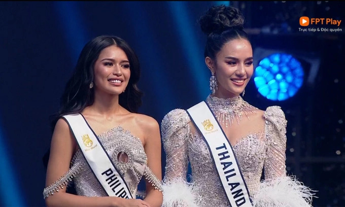 Opal Suchata Chuangsri trong đêm chung kết Hoa hậu Thế giới 205.