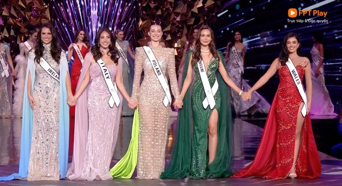 Các người đẹp trong chung kết Hoa hậu Thế giới 2025.