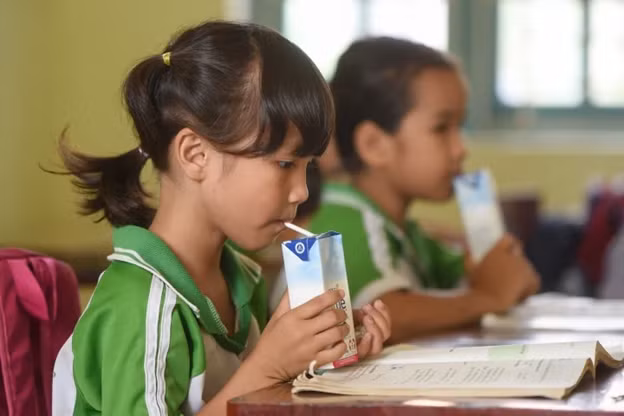 Tập đoàn TH là đơn vị tiên phong trong chương trình Sữa học đường Quốc gia