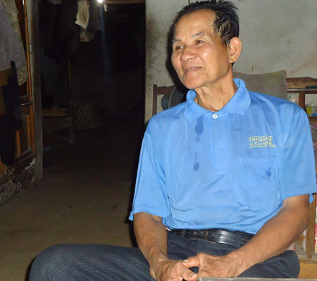 Cụ Lưu Quý Phi thôn Thọ Liêu, xã Thành Tiến, huyện Thạch Thành, 78 tuổi, một người con của đất Mường khẳng định “Bùa ngải xứ Mường là có thật''. 