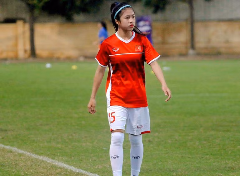 Thanh Nhã là một trong những phát hiện mới của HLV Mai Đức Chung tại VCK Asian Cup 2022