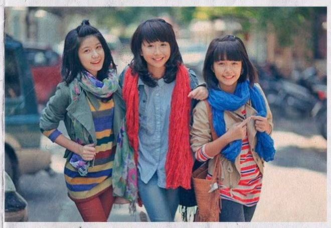 Từ trái qua: An Japan, Quỳnh Anh Shyn và Mẫn Tiên nổi danh là bộ ba hot girl đình đám Hà Nội một thời Từ trái qua: An Japan, Quỳnh Anh Shyn và Mẫn Tiên nổi danh là bộ ba hot girl đình đám Hà Nội một thời