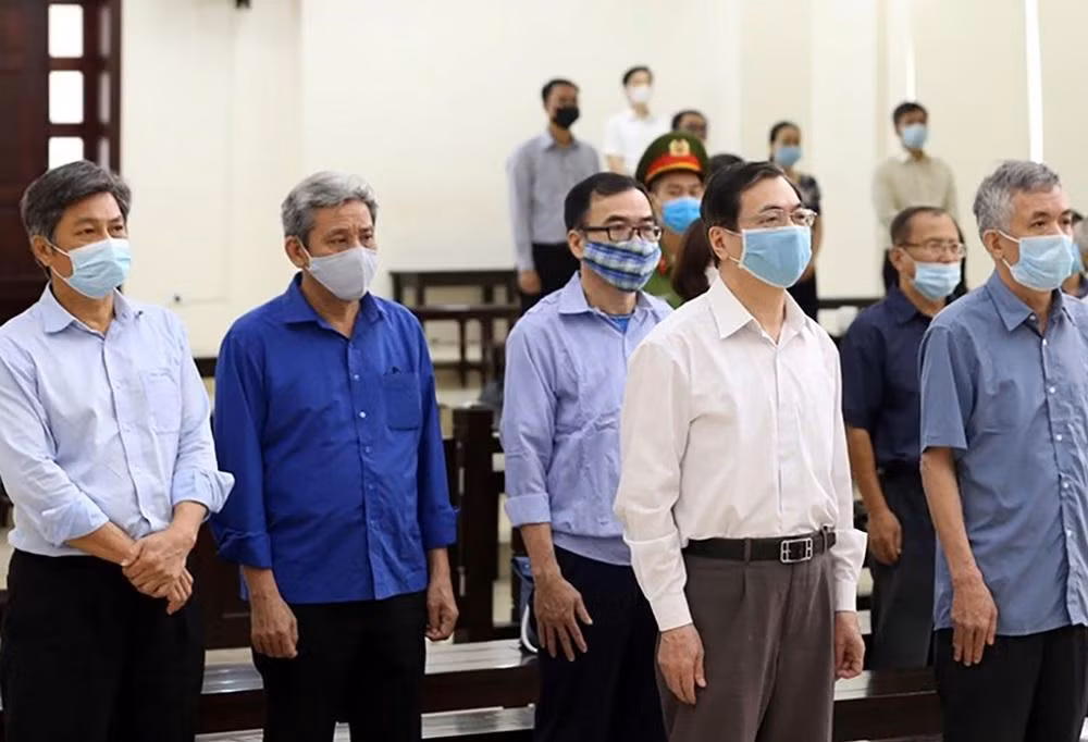 Các bị cáo trong vụ.