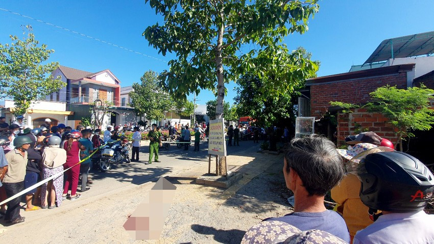 Hiện trường xảy ra vụ việc. Ảnh: H.H Hiện trường xảy ra vụ việc. Ảnh: H.H