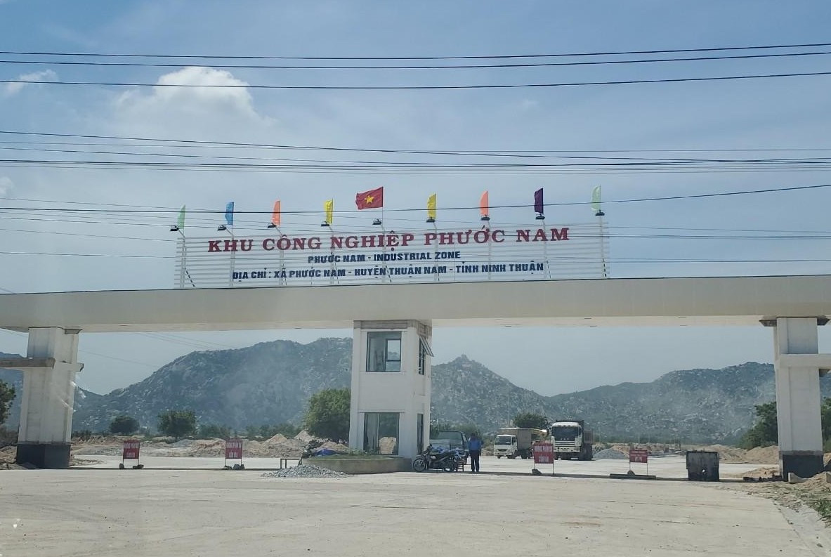 Khu công nghiệp Phước Nam - Ninh Thuận rộng 370ha. Ảnh: L.H. Khu công nghiệp Phước Nam - Ninh Thuận rộng 370ha. Ảnh: L.H.