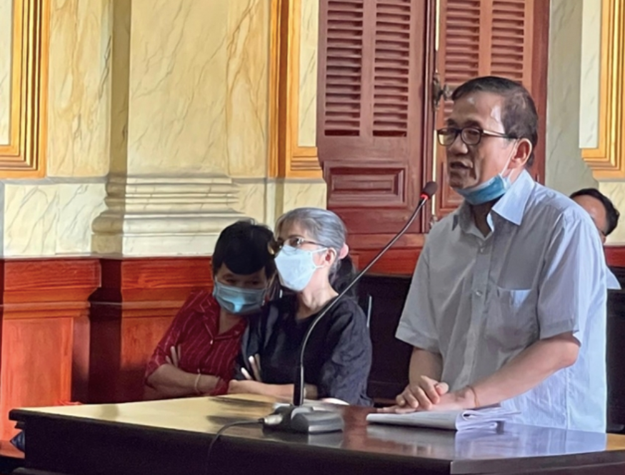 Bị cáo Trương Vui tại phiên tòa sơ thẩm.