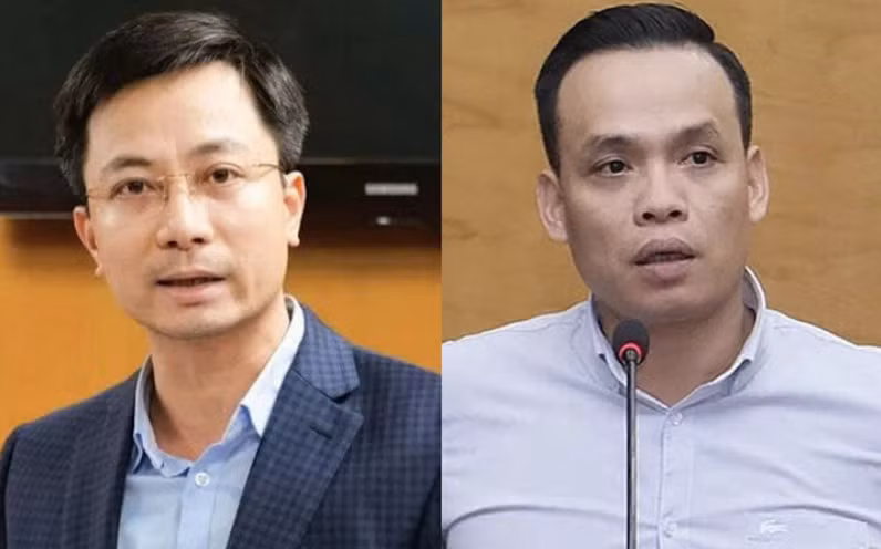 Bị can Trần Duy Đông và Hoàng Anh Tuấn, là cựu Vụ trưởng, cựu Vụ phó Vụ Thị trường trong nước Bộ Công Thương.