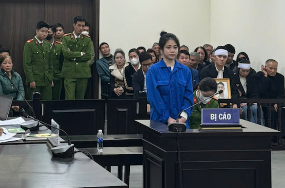 Bị cáo Nguyễn Hoàng Khánh Linh.