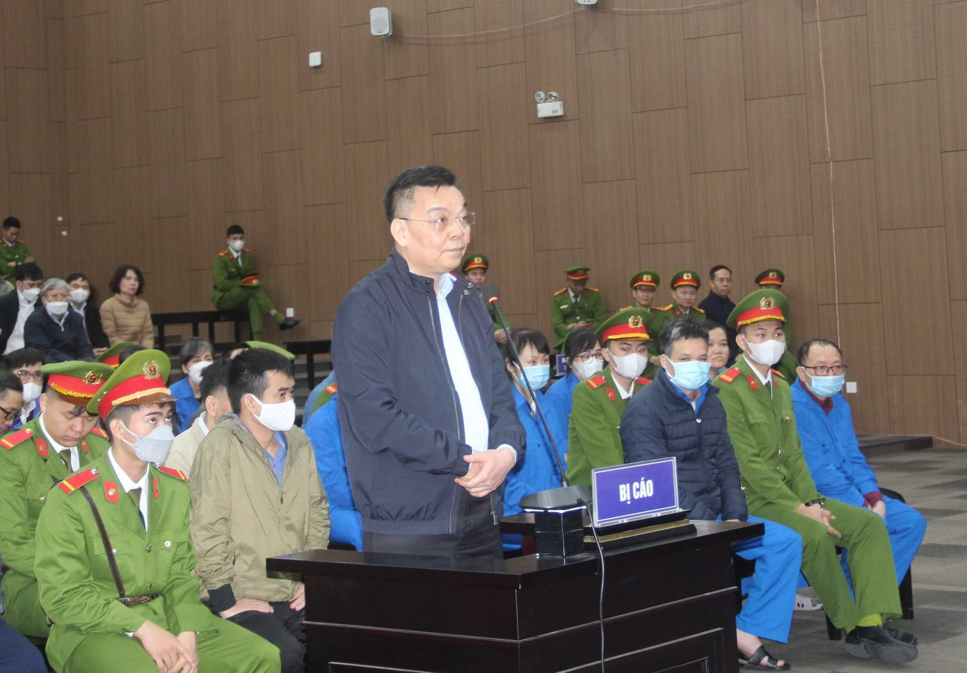 Bị cáo Chu Ngọc Anh tại phiên tòa.