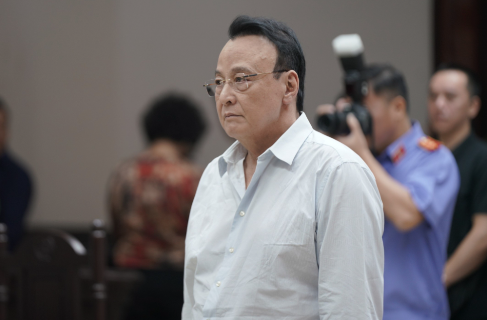 Bị cáo Đỗ Anh Dũng tại phiên phúc thẩm.