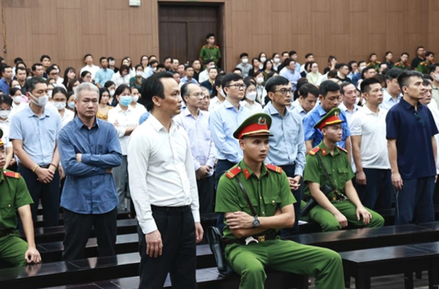 Bị cáo Trịnh Văn Quyết tại phiên sơ thẩm. Bị cáo Trịnh Văn Quyết tại phiên sơ thẩm.