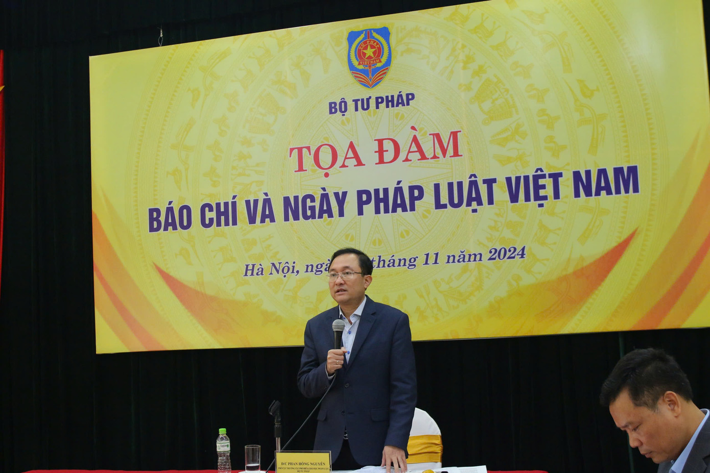 Ông Phan Hồng Nguyên, Phó Cục trưởng Cục Phổ biến, giáo dục pháp luật, Bộ Tư pháp.