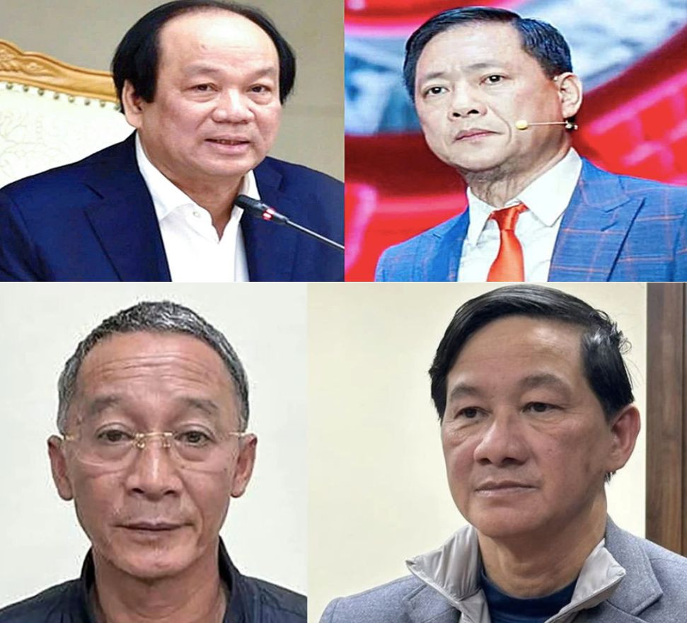 Các bị can Mai Tiến Dũng, Nguyễn Cao Trí, Trần Đức Hiệp, Trần Đức Quận. Các bị can Mai Tiến Dũng, Nguyễn Cao Trí, Trần Đức Hiệp, Trần Đức Quận.